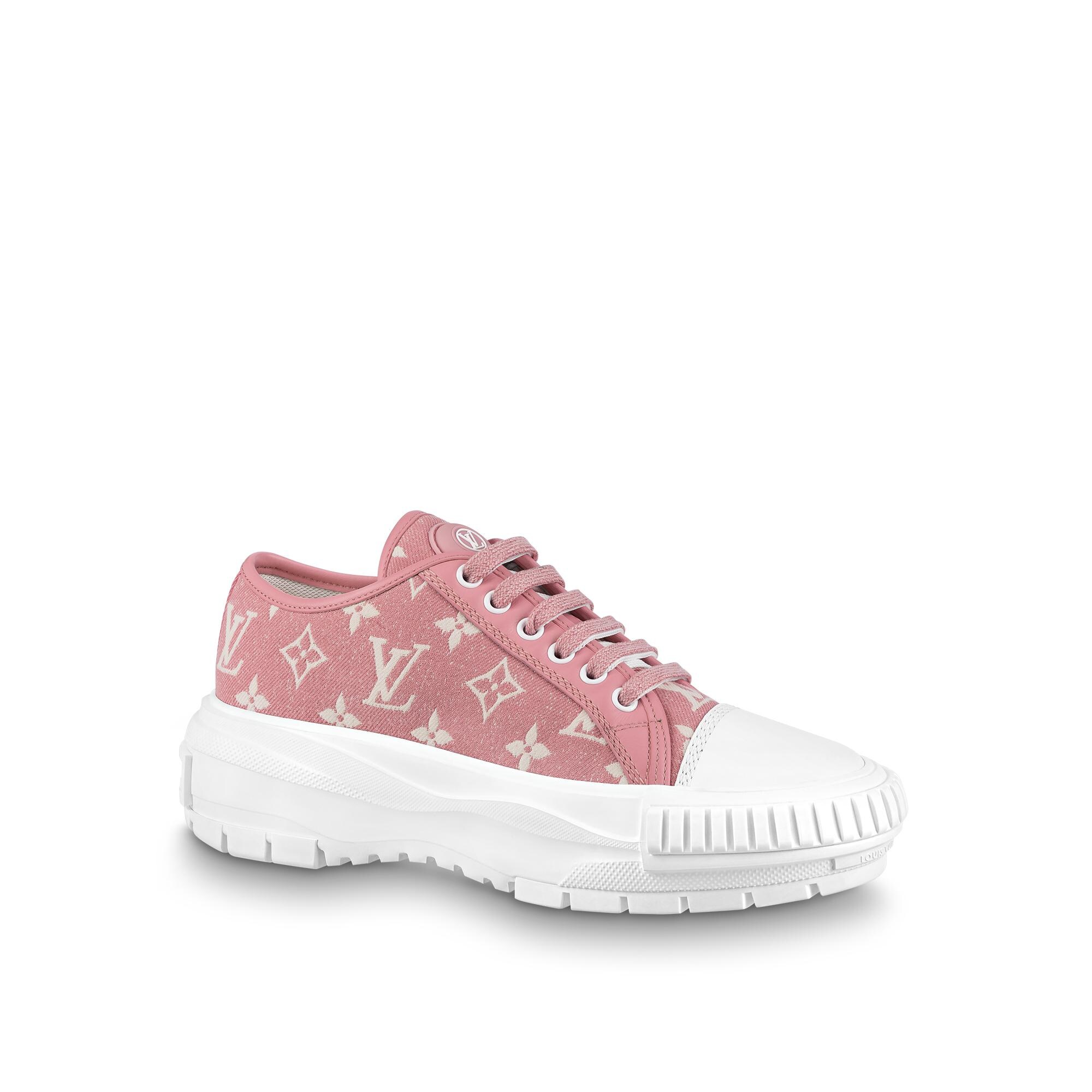 louis vuitton pink sneakers womens