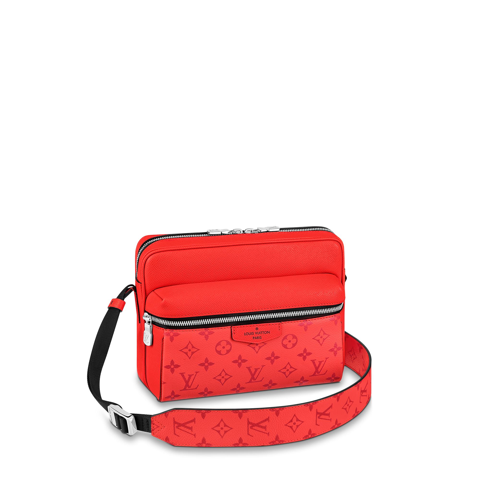 louis vuitton red cross body bag