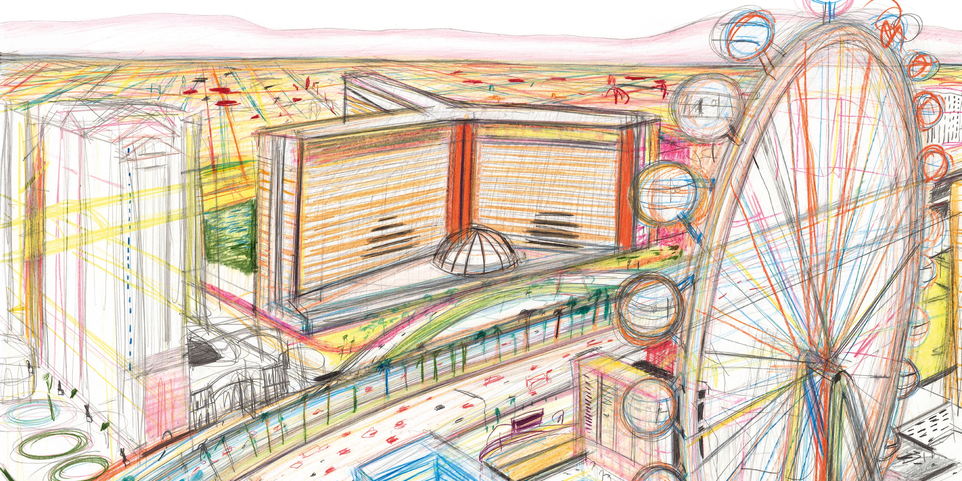 Travel Book: Las Vegas by Yann Kebbi | LOUIS VUITTON AUSTRALIA