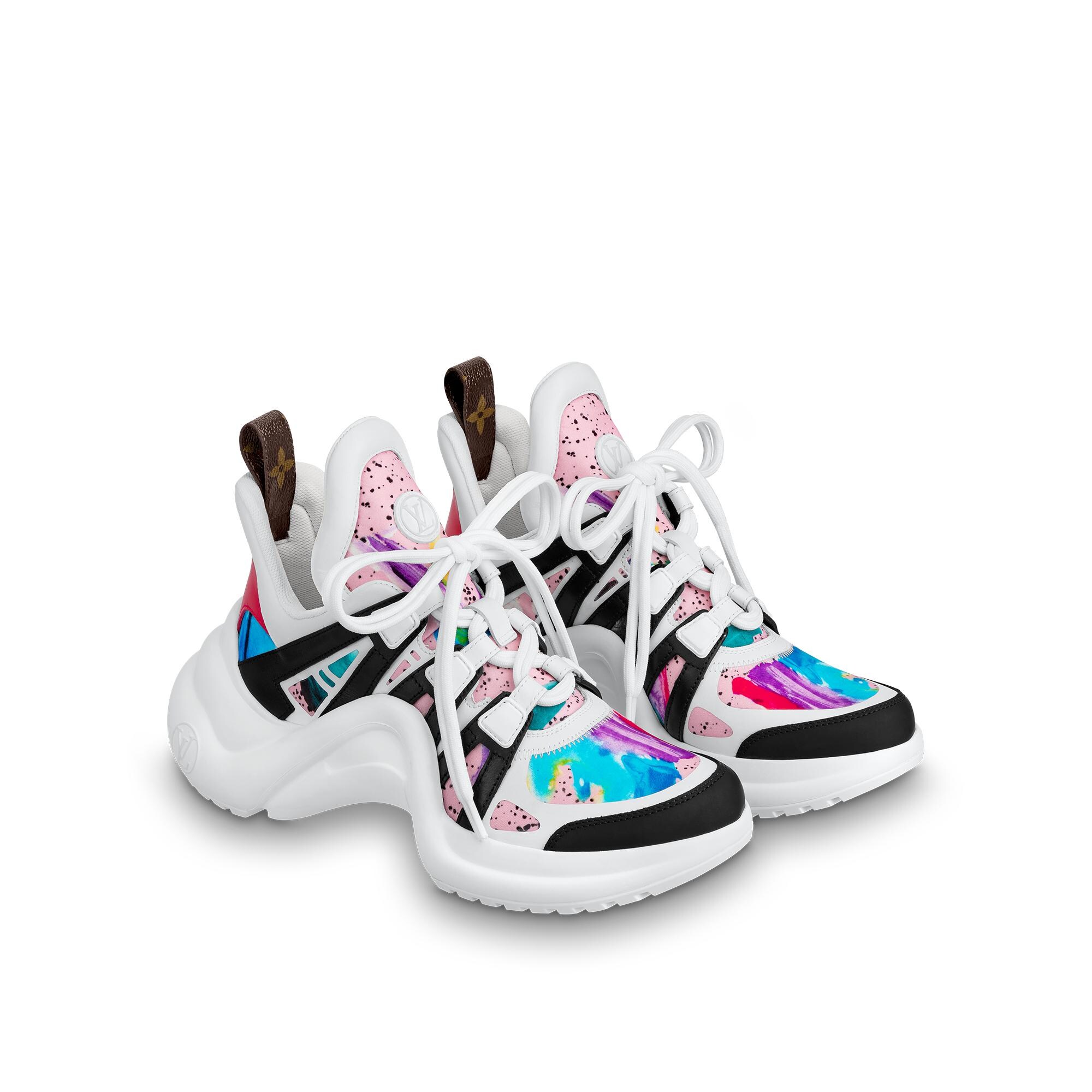 lv archlight sneaker pink
