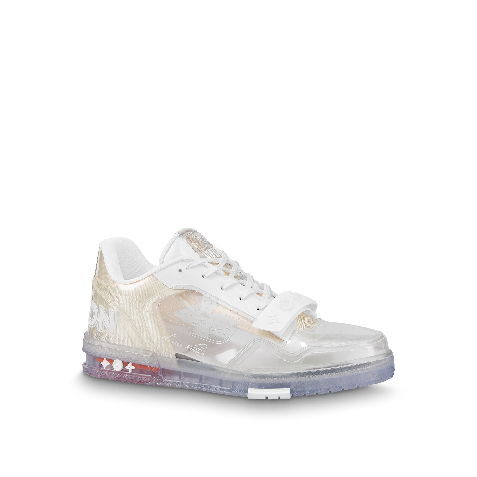 white louis vuitton sneakers with strap