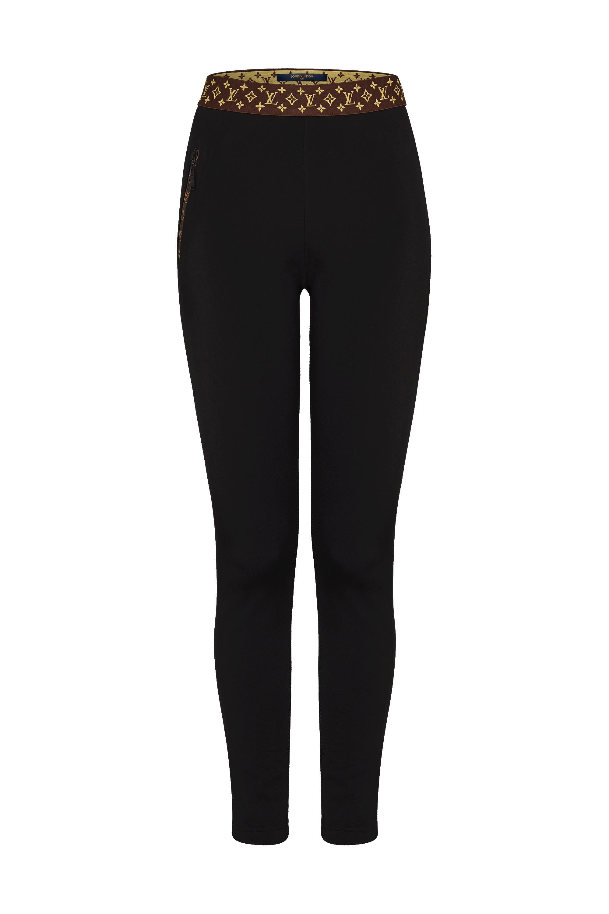 Leggings With Monogram Elastic Belt 