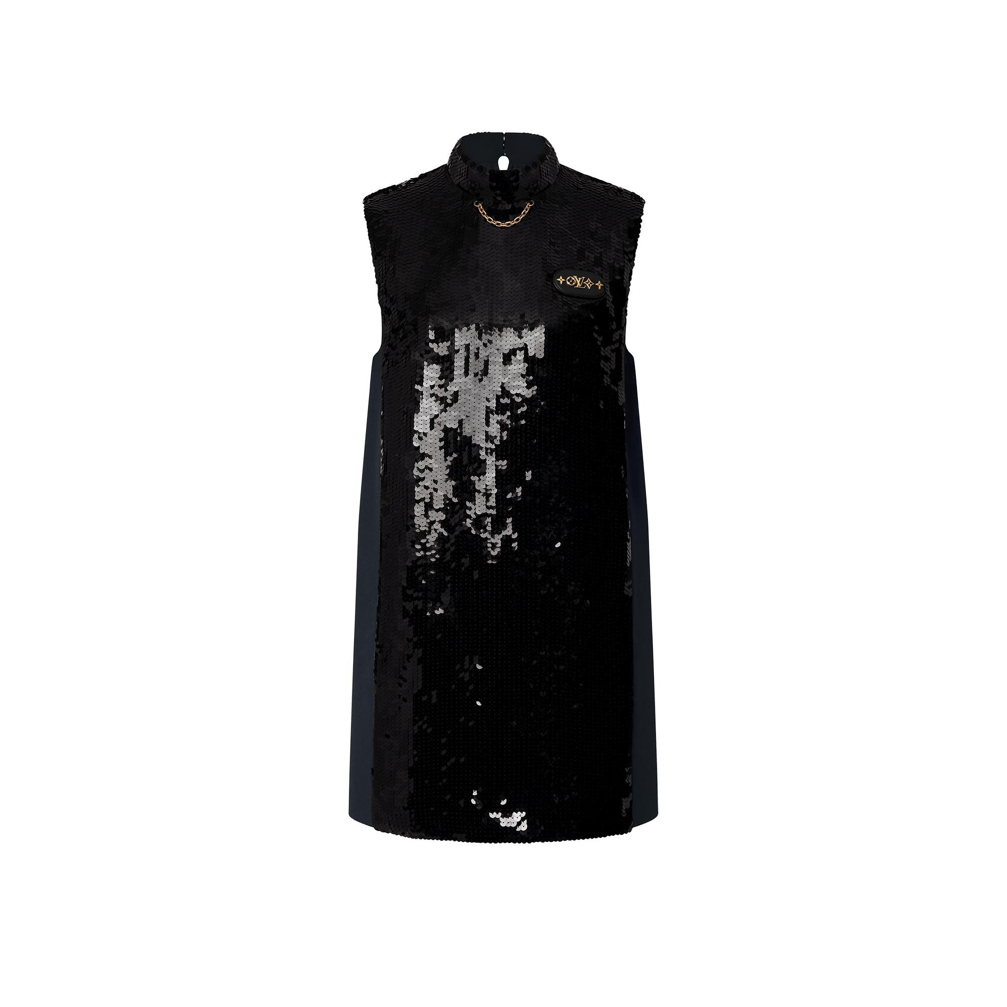 LV Night Sleeveless Sequin Dress - Ready to Wear | LOUIS VUITTON