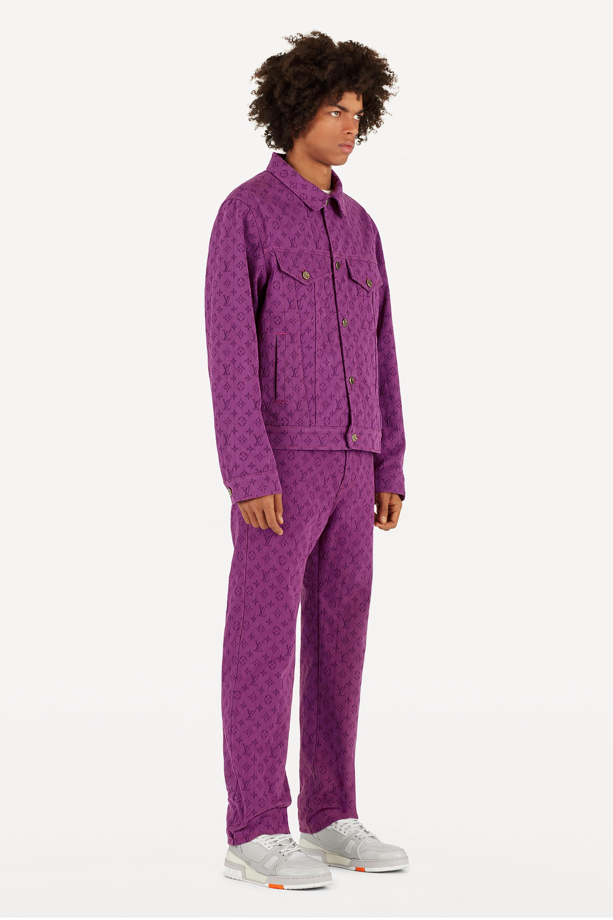 louis vuitton purple jacket