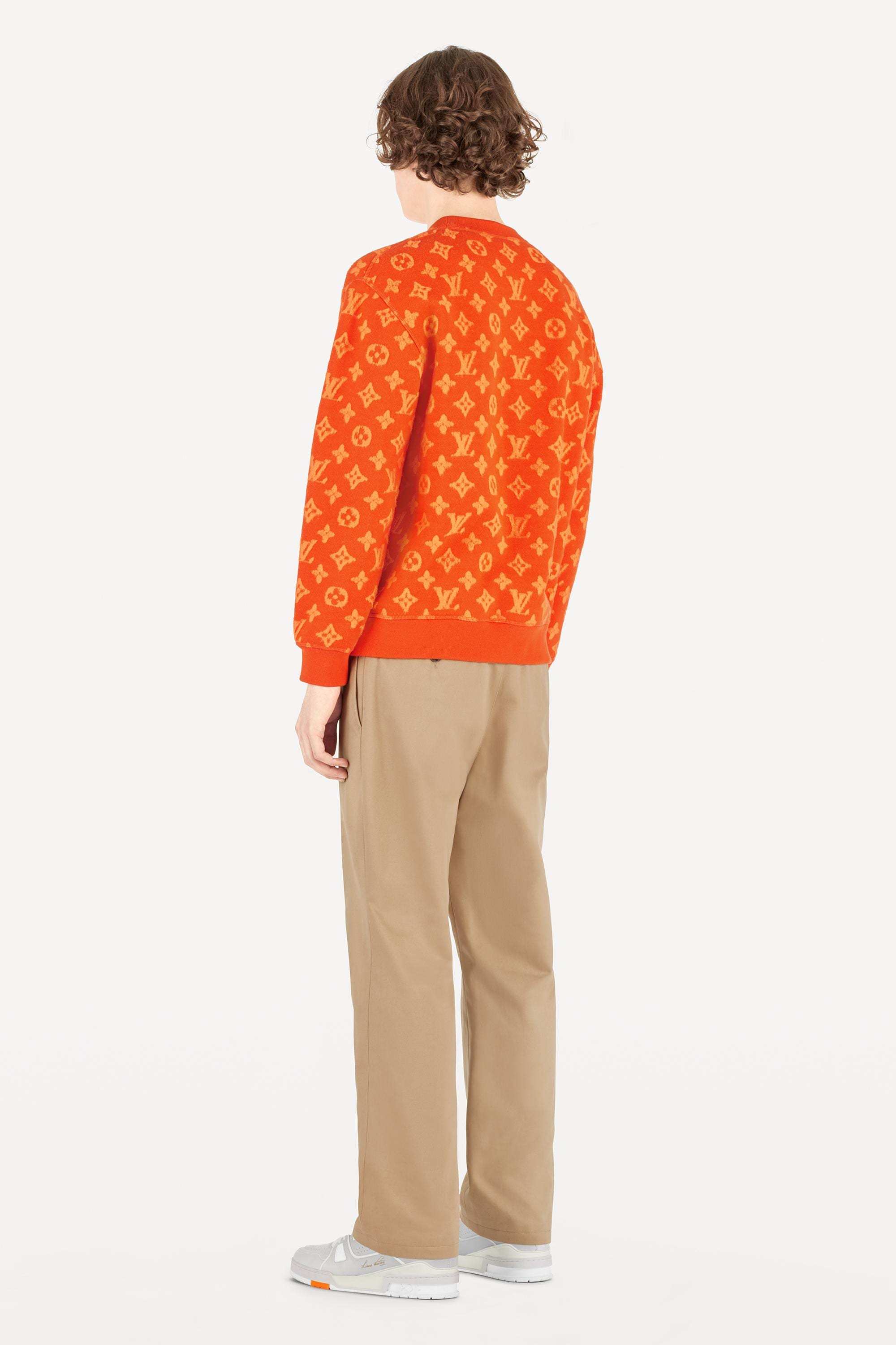 louis vuitton sweater orange