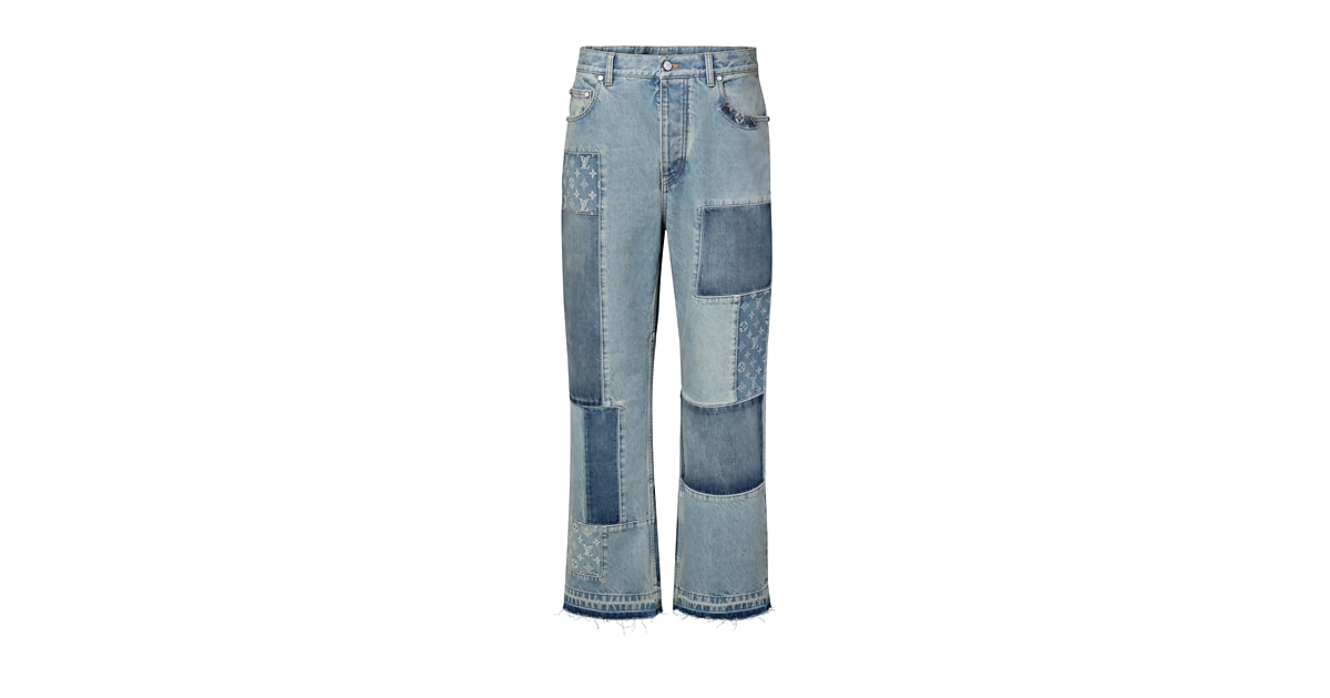 Akcom Signature Patchwork Denim Pants - Ready-to-Wear | LOUIS VUITTON