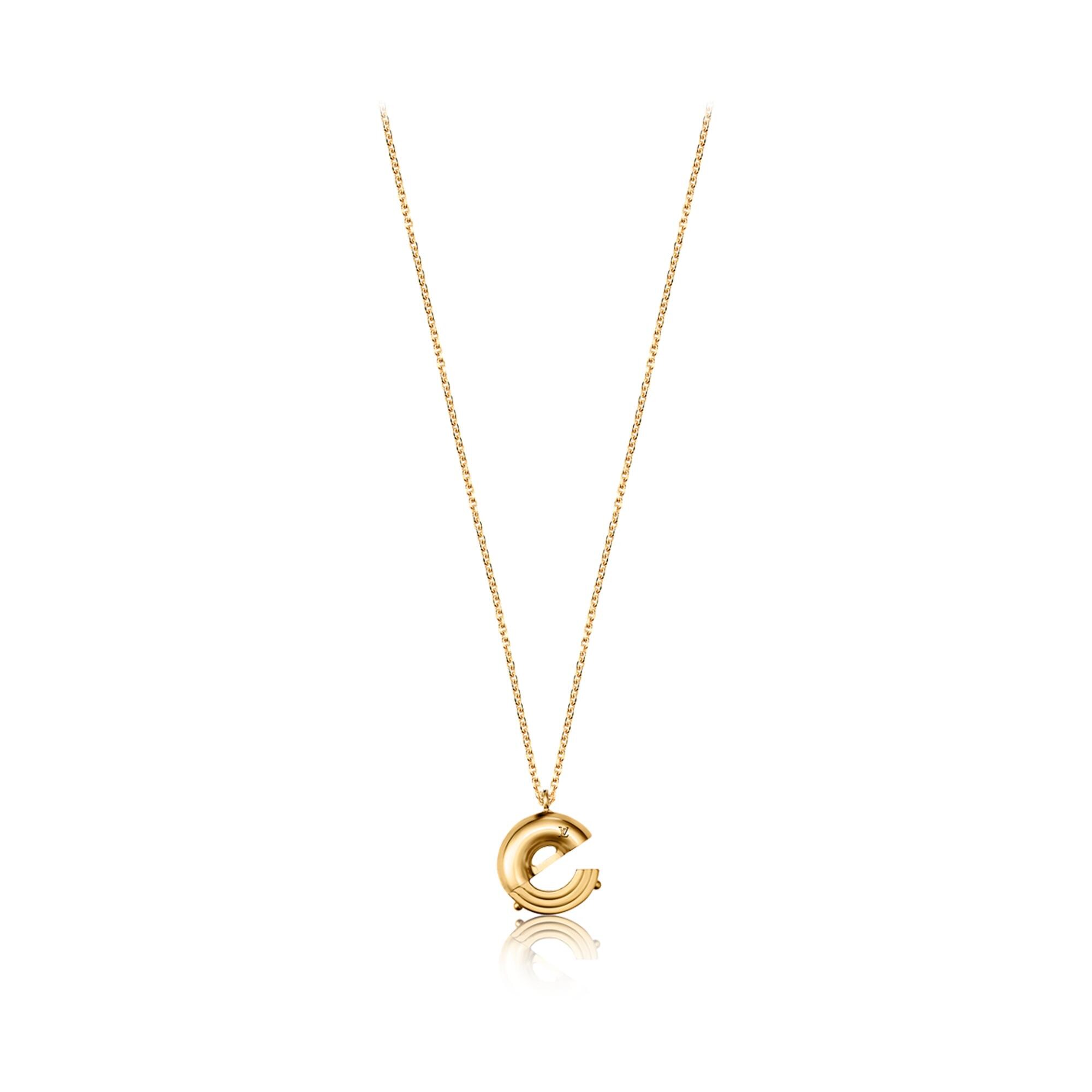 LV \u0026 Me Necklace, Letter E S00 