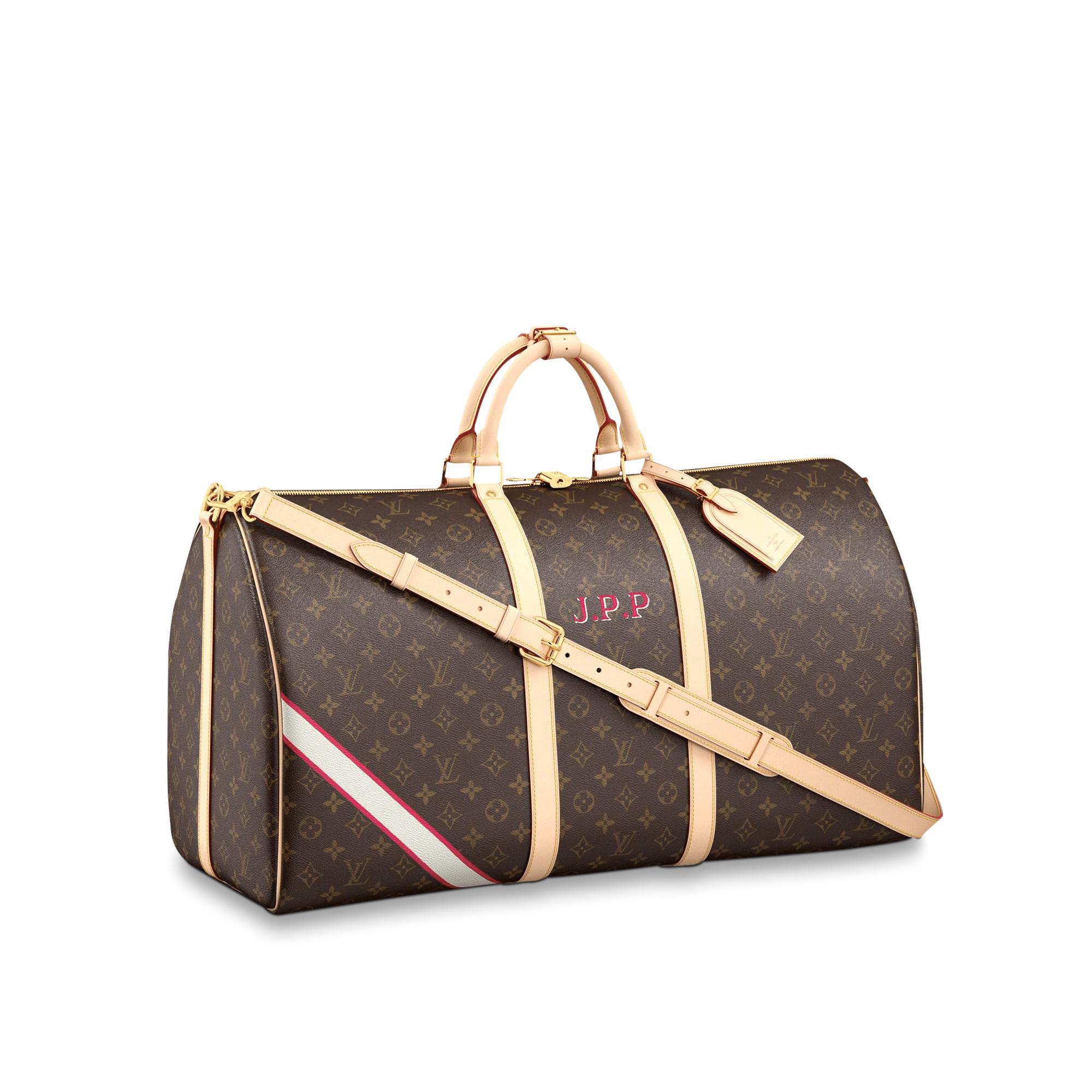Keepall 60 Bandoulière My LV Heritage Monogram Canvas - Personalisation | LOUIS  VUITTON