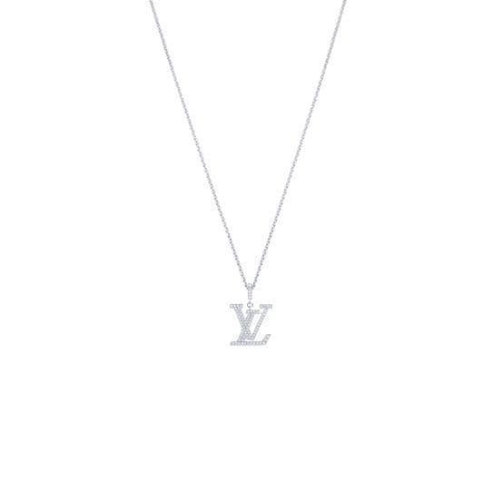 LV Idylle Blossom Pendant, White Gold 