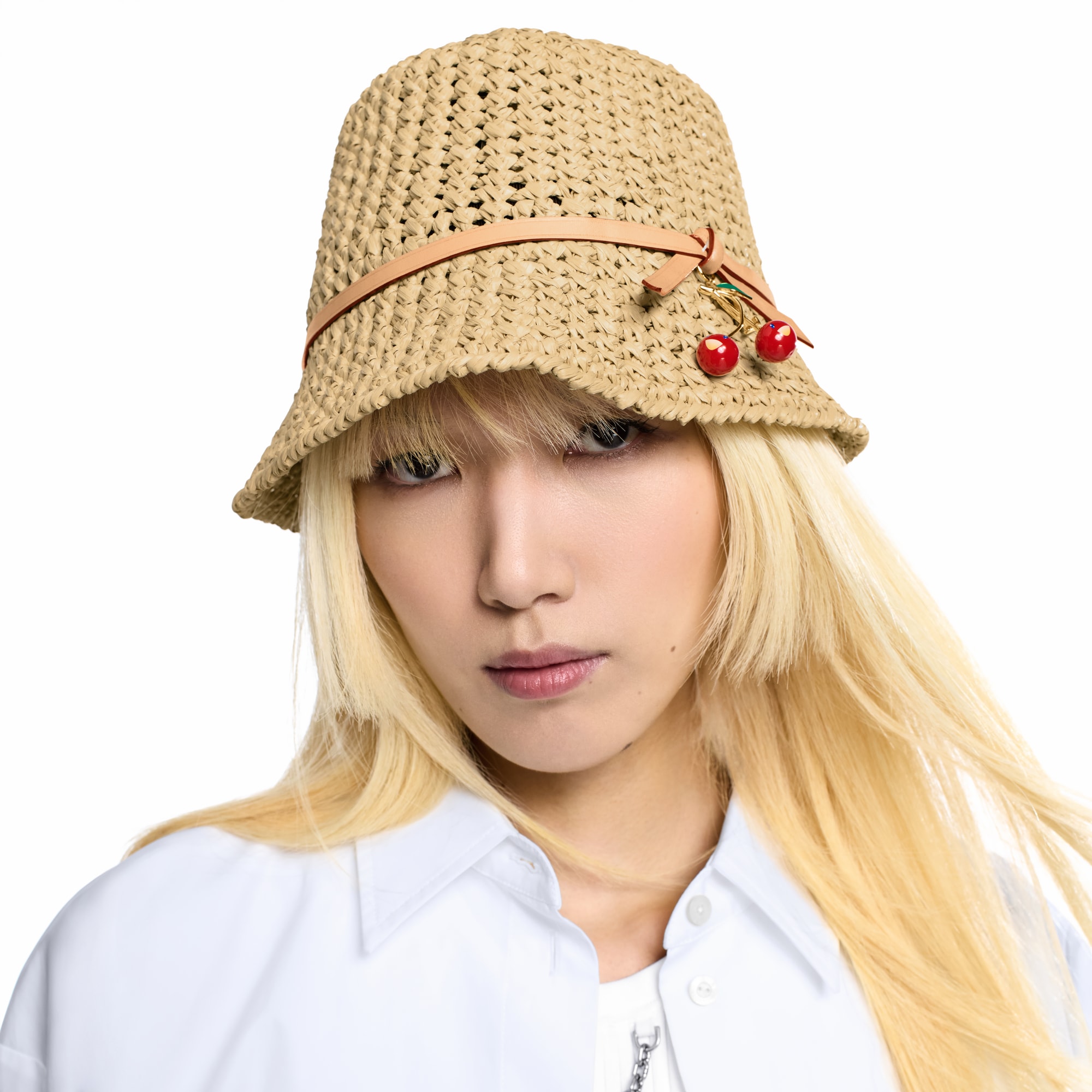  LV x TM Cerise Charms Hat . in Women