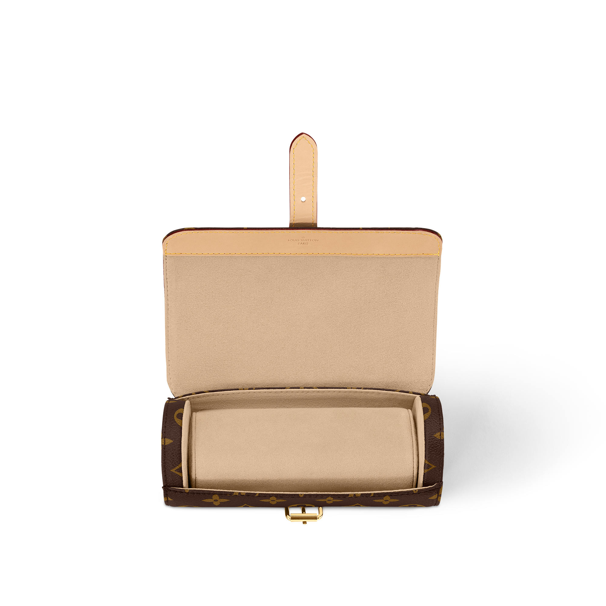 3 Watch Case Monogram Canvas in Men