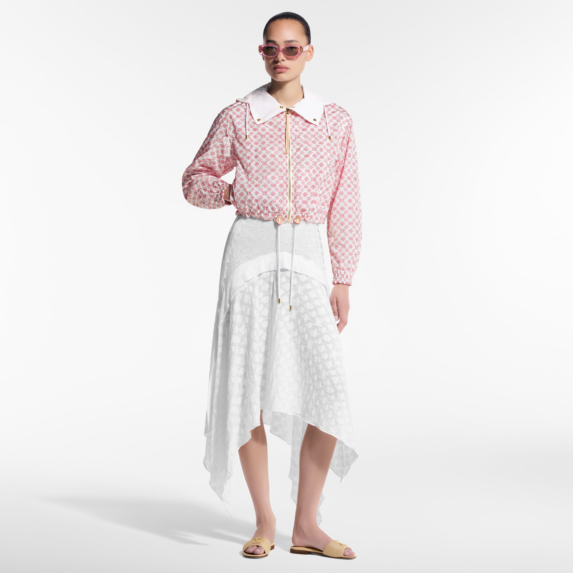 3D Monogram Hooded Parka  in Women