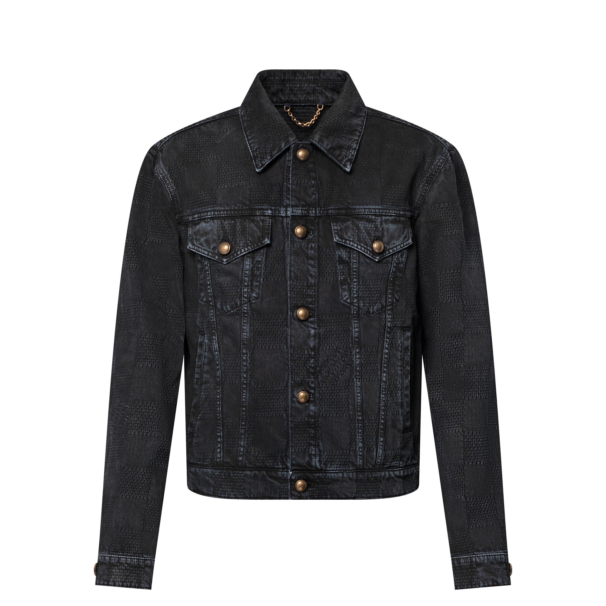 57th Street NYC Exclusive Damier Denim Trucker Jacket  in Men