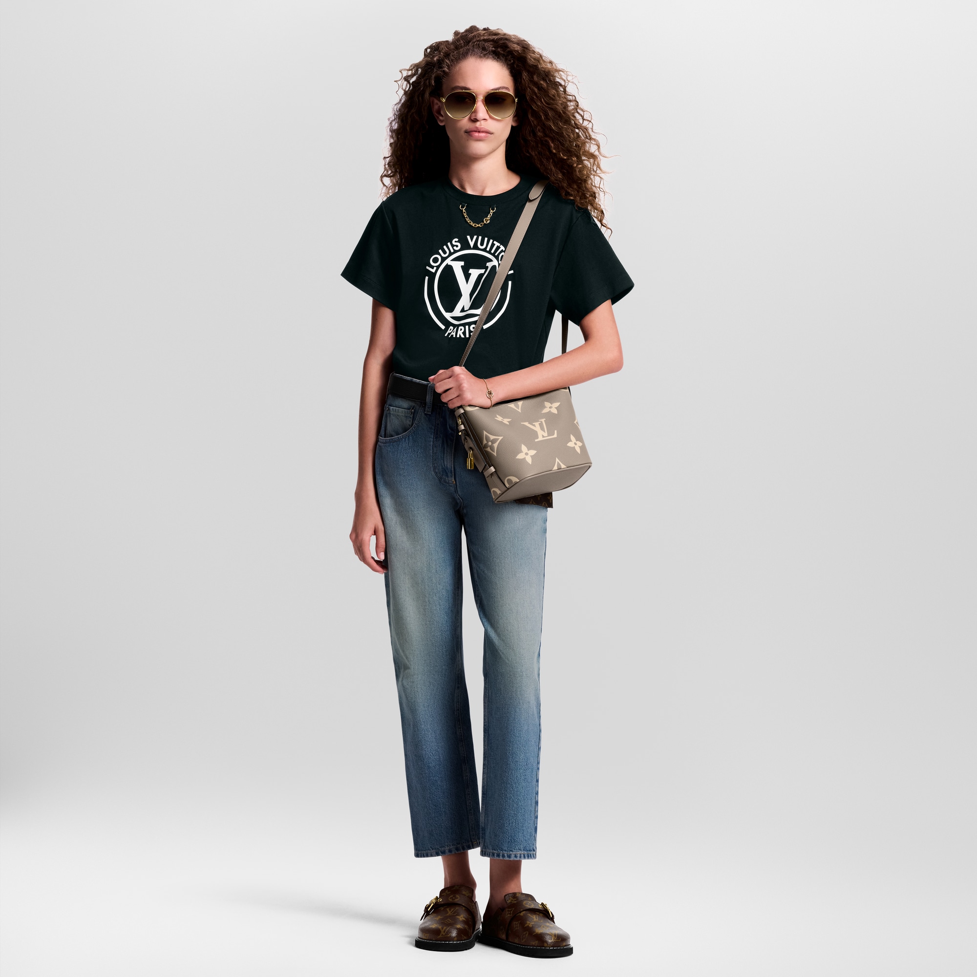 All In BB Bicolour Monogram Empreinte Leather in Women