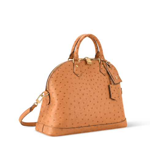 Alma MM Soft Ostrich Leather in Women's Handbags Exotic Leather Bags collections by Louis Vuitton (Product zoom)