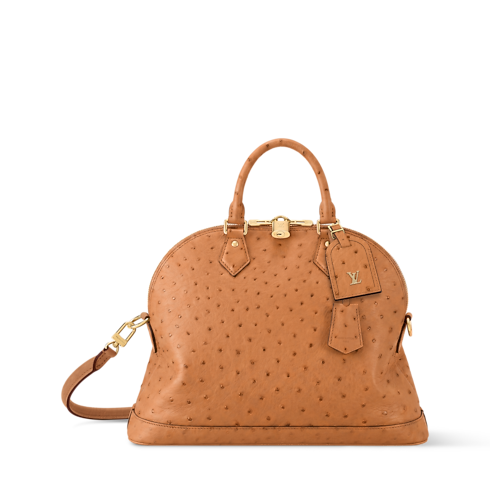 Alma MM Soft Ostrich Leather in Women's Handbags Exotic Leather Bags collections by Louis Vuitton (Product zoom)