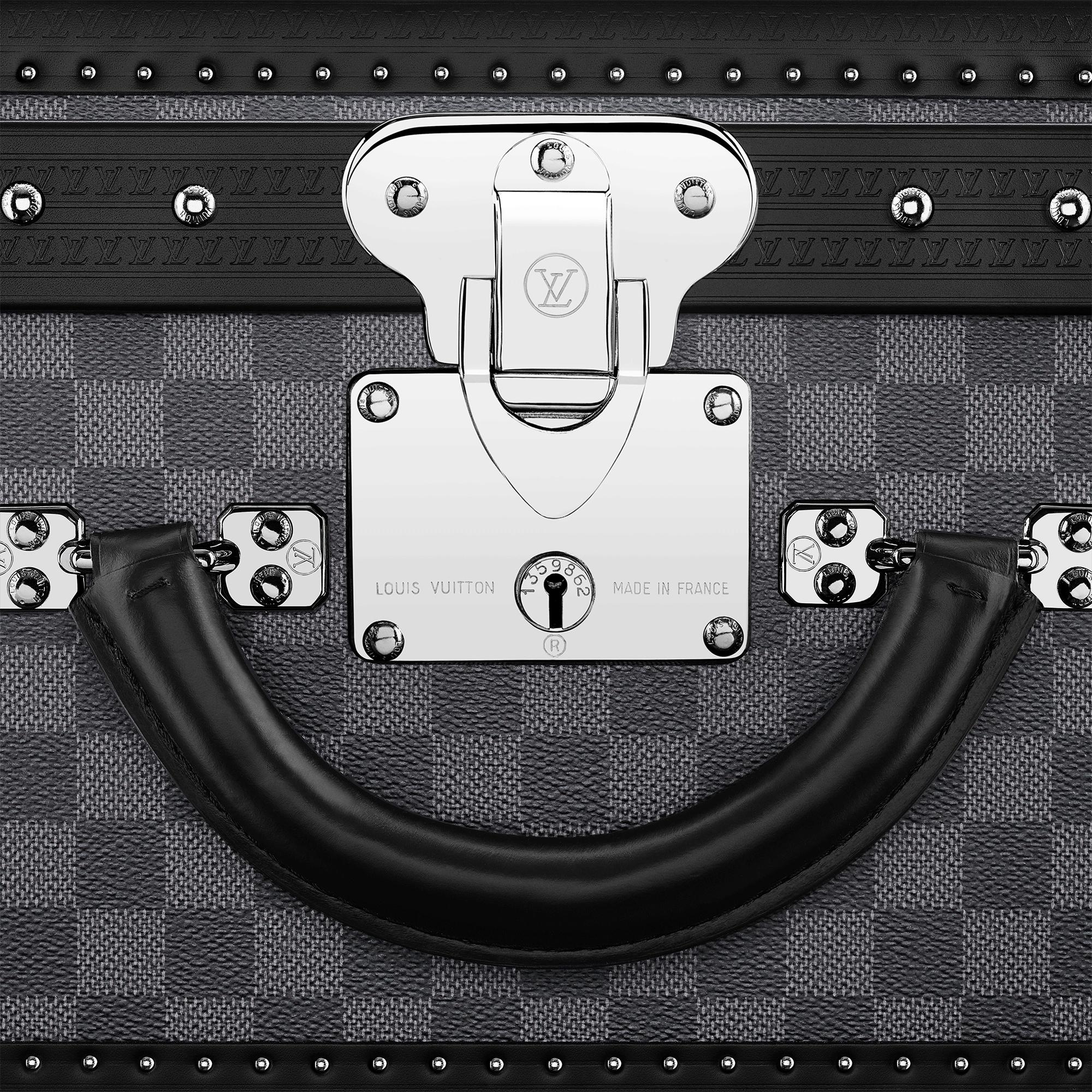 Alzer 55 Damier Graphite Canvas in Men