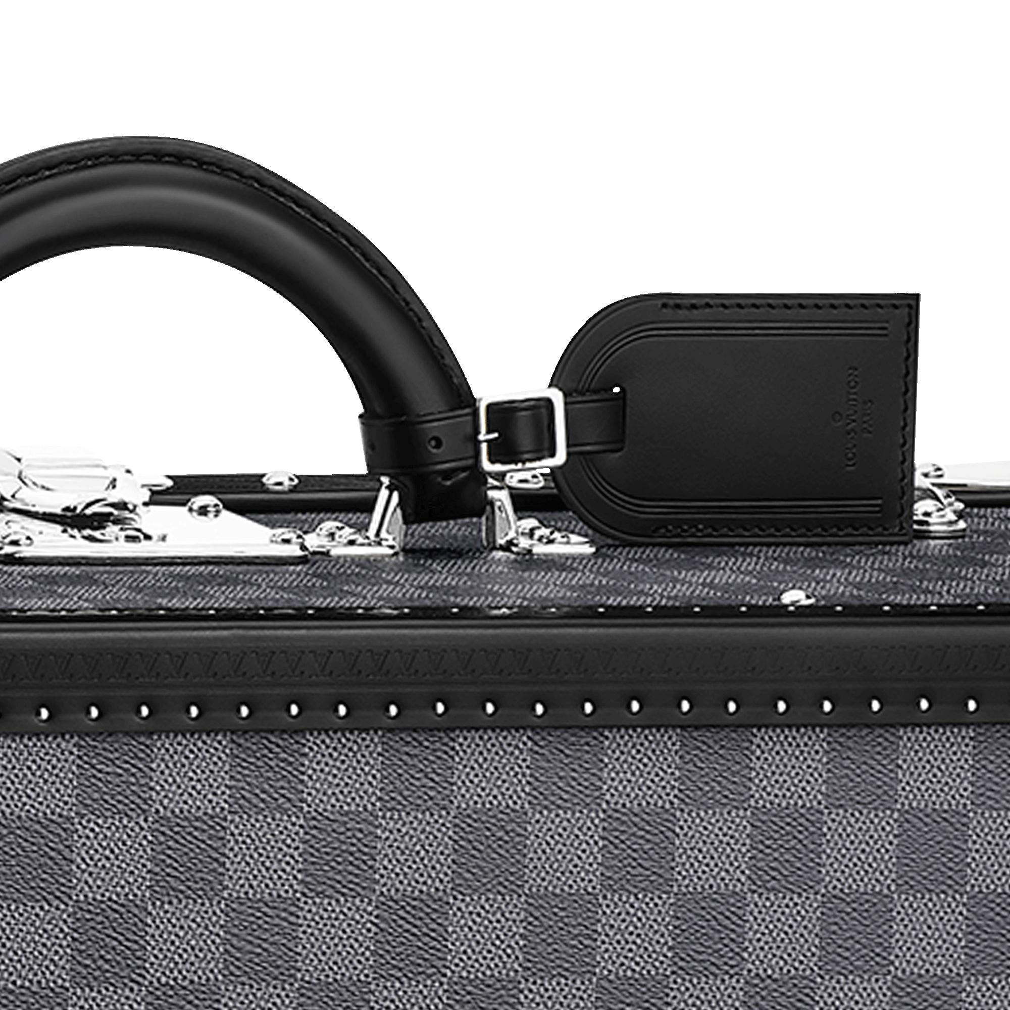 Alzer 55 Damier Graphite Canvas in Men