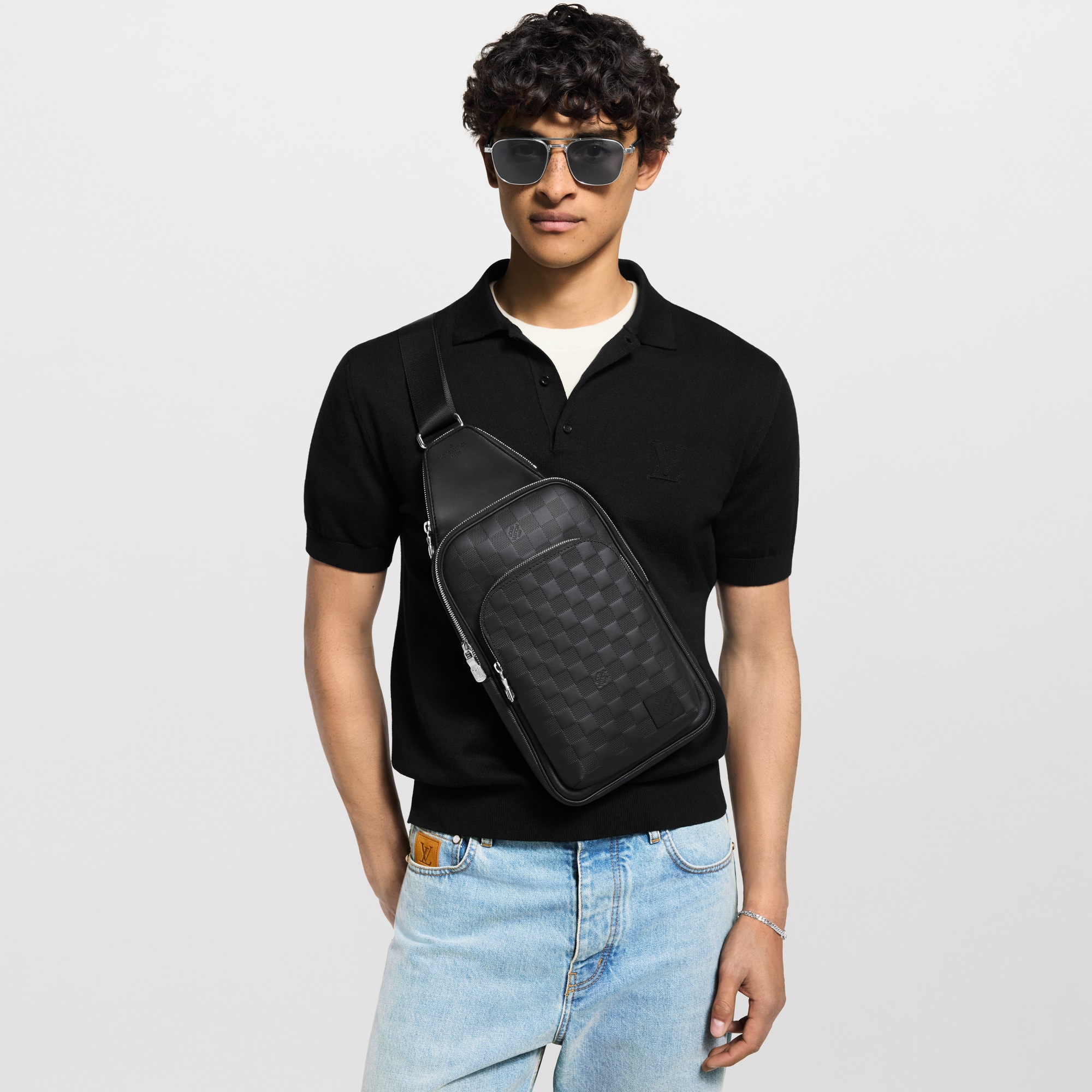 Avenue Slingbag Damier Infini Leather in Men