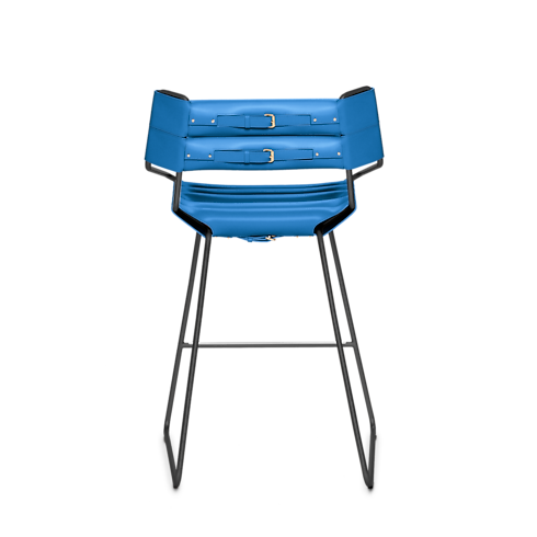 Belt Bar Stool By Atelier Oi in Trunks, Travel and Home's Home and Art of Dining Furniture collections by Louis Vuitton (Product zoom)