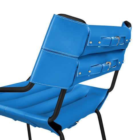 Belt Bar Stool By Atelier Oi in Trunks, Travel and Home's Home and Art of Dining Furniture collections by Louis Vuitton (Product zoom)