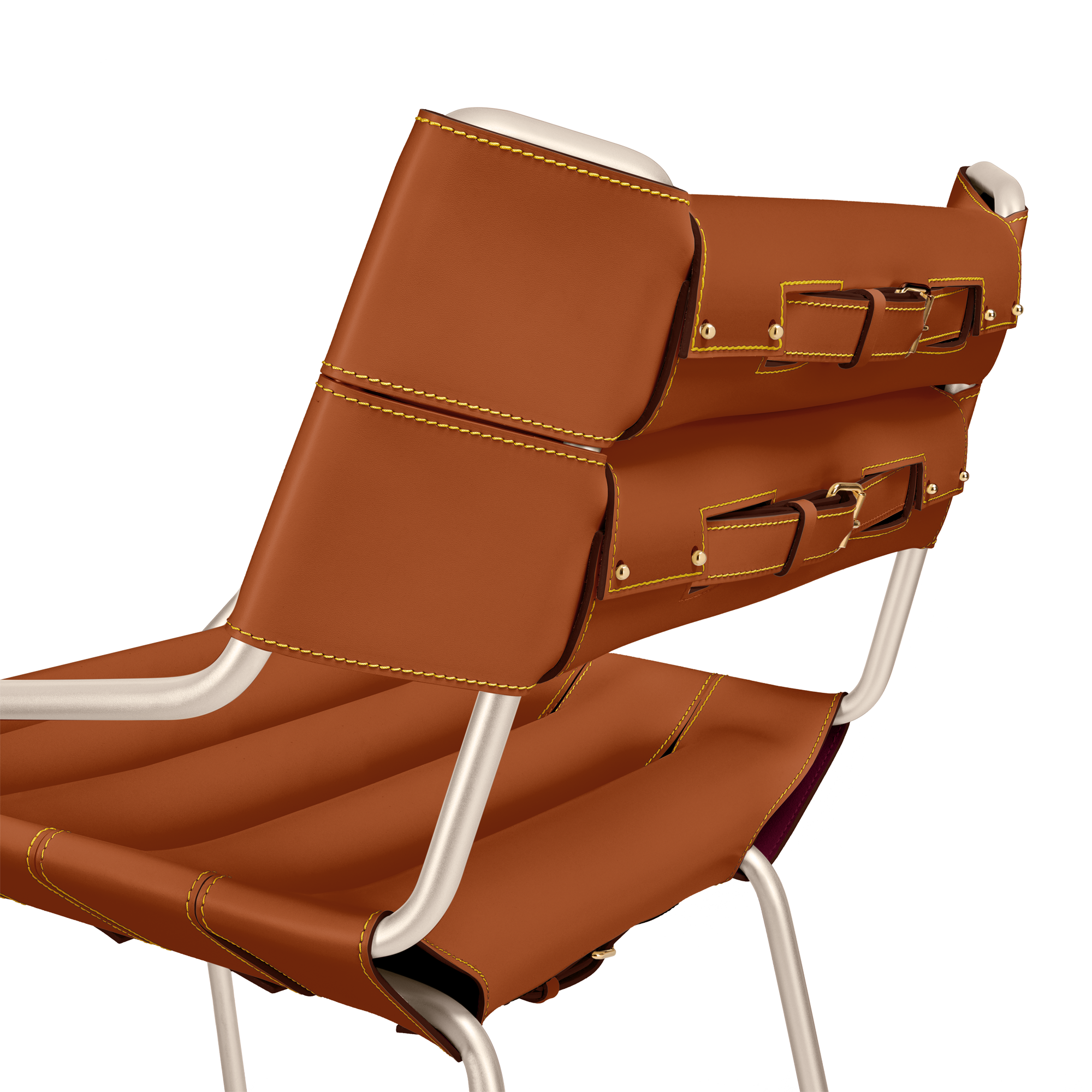 Belt Bar Stool By Atelier Oi  in Trunks, Travel and Home