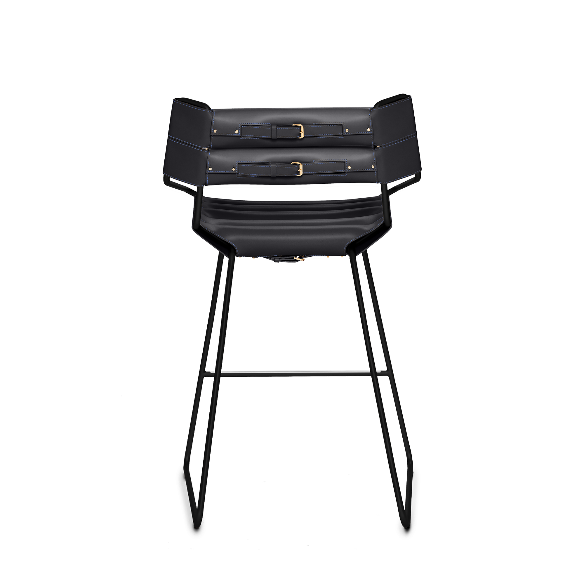 Belt Bar Stool By Atelier Oi  in Trunks, Travel and Home