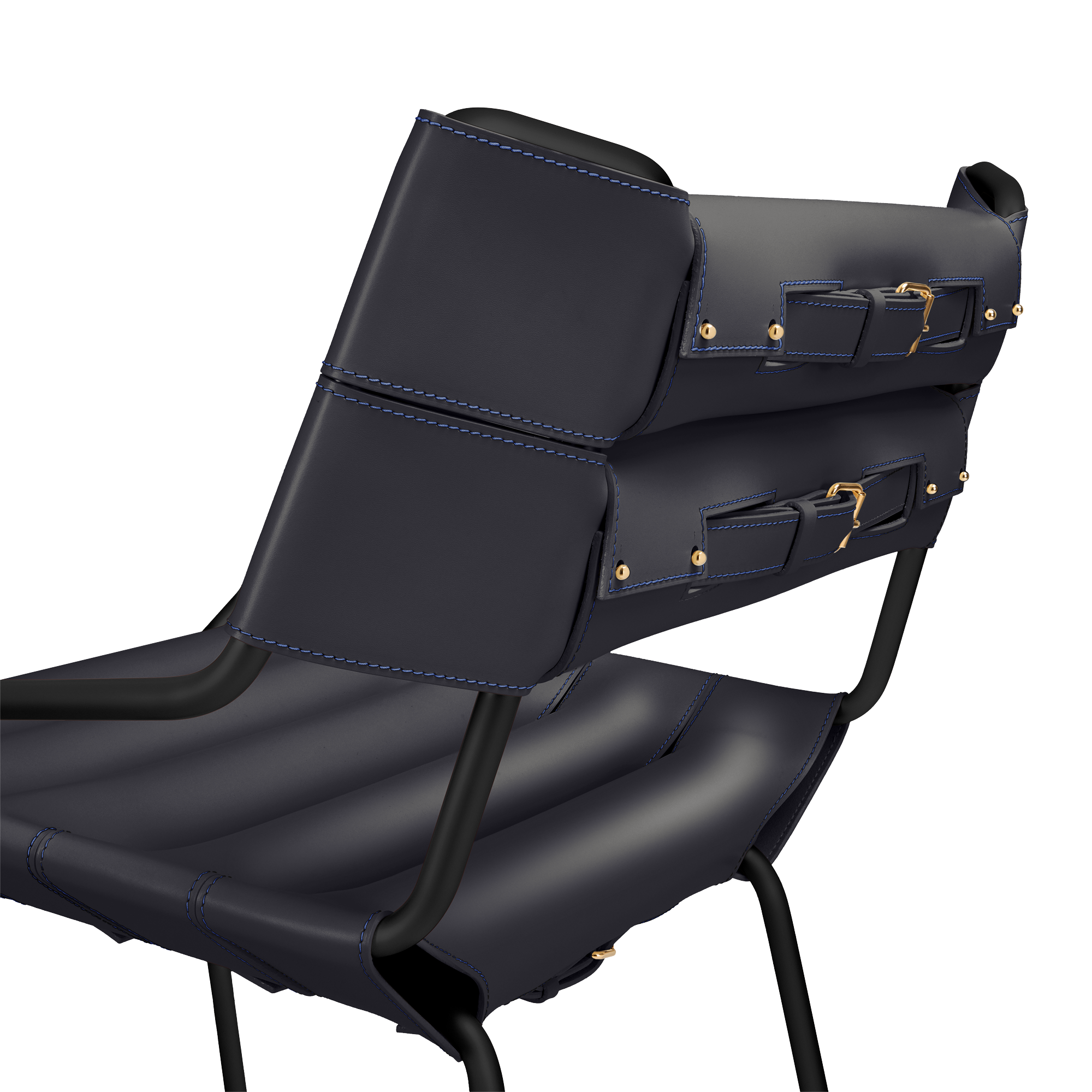 Belt Bar Stool By Atelier Oi  in Trunks, Travel and Home