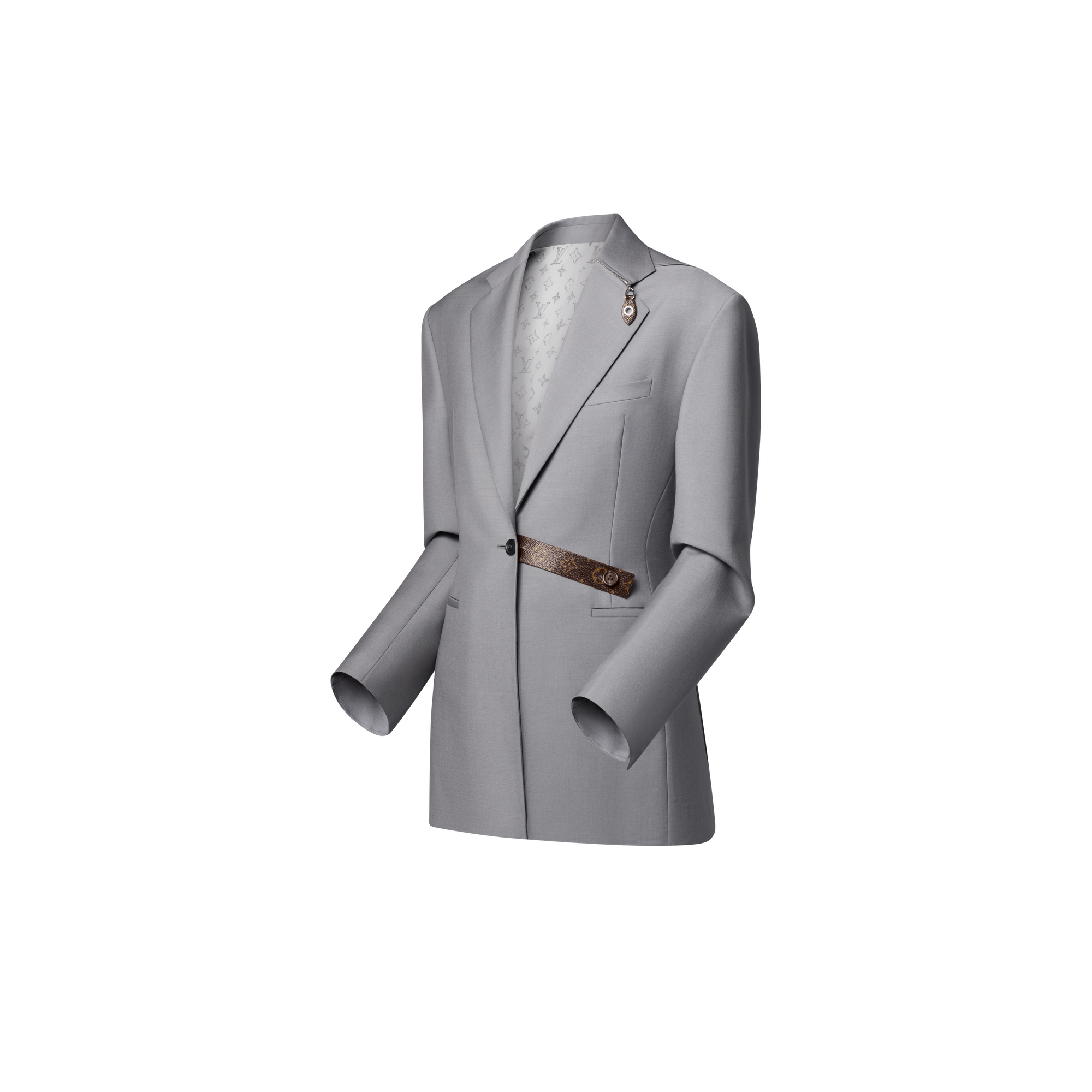 Blazer Jacket W Chain Detail  in Women