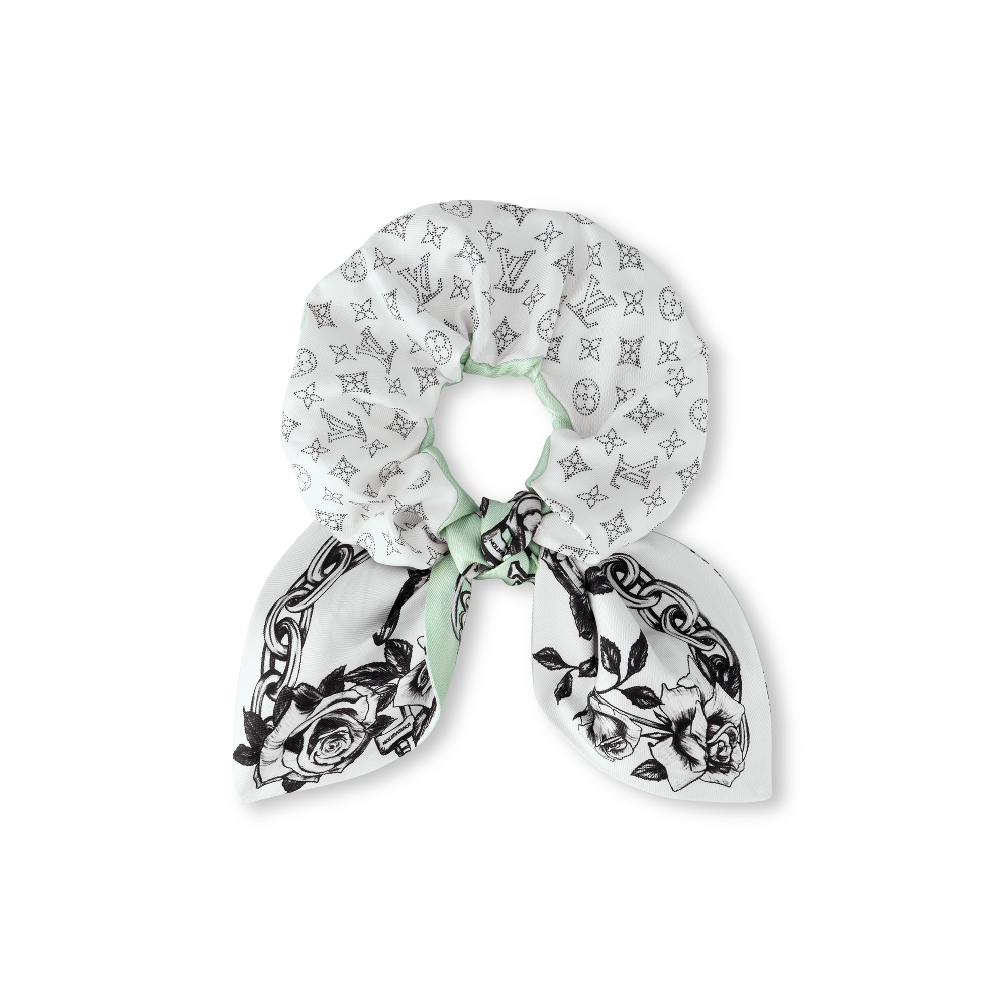 Blooming Monogram Scrunchy . in Women