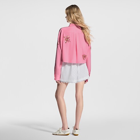 Broderie Trim Shorts in Women's Ready-to-Wear Skirts and Shorts collections by Louis Vuitton (Product zoom)