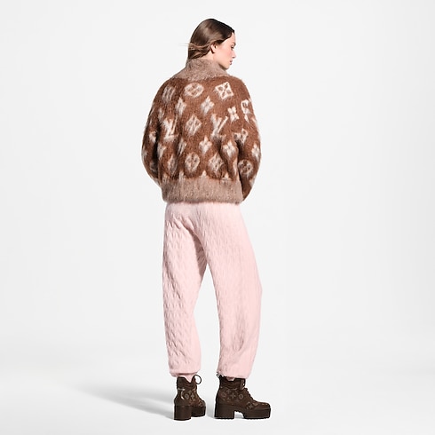 Brushed Monogram Zip-Up Jacket in Women's Ready-to-Wear Knitwear collections by Louis Vuitton (Product zoom)
