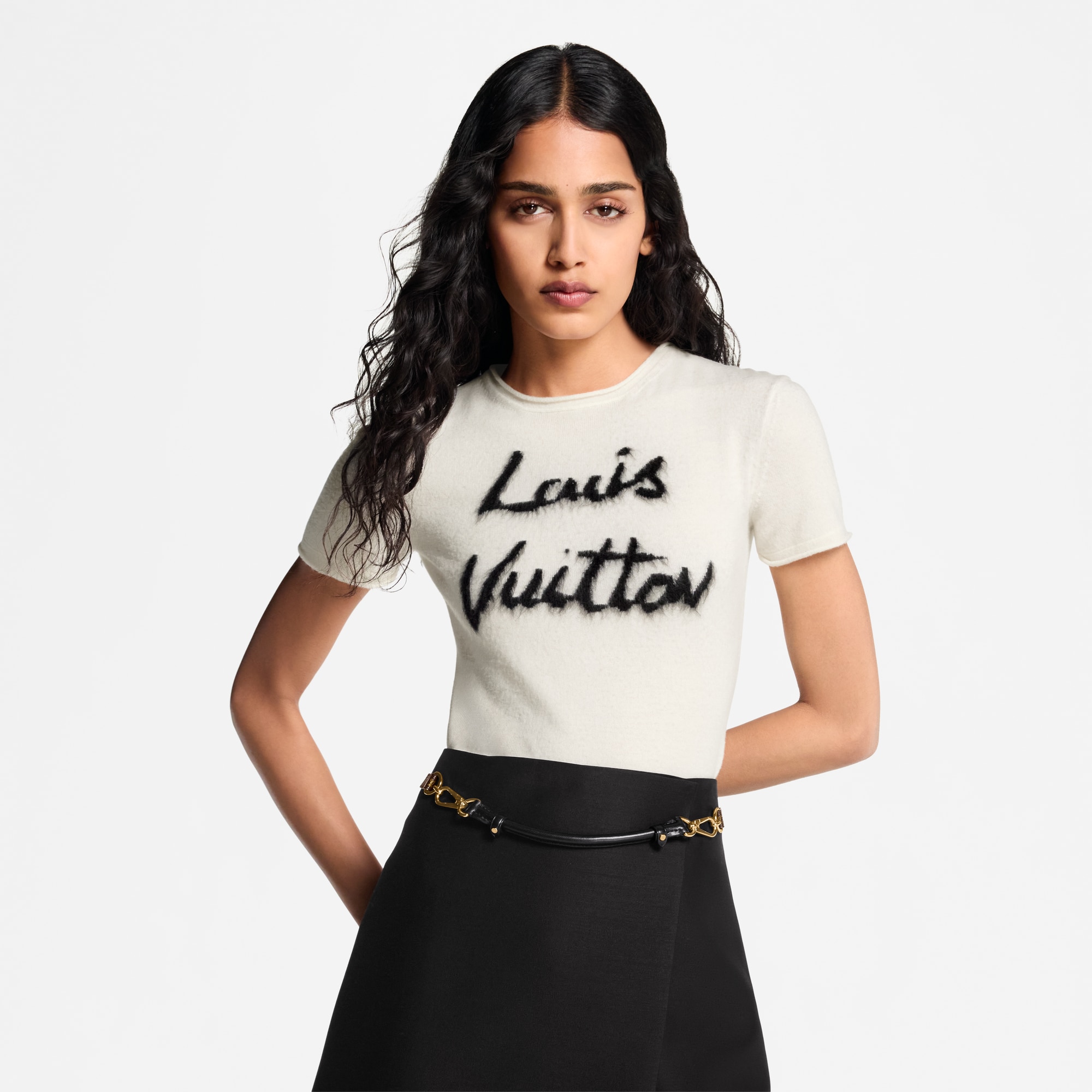 Brushed Signature Knit Top  in Women