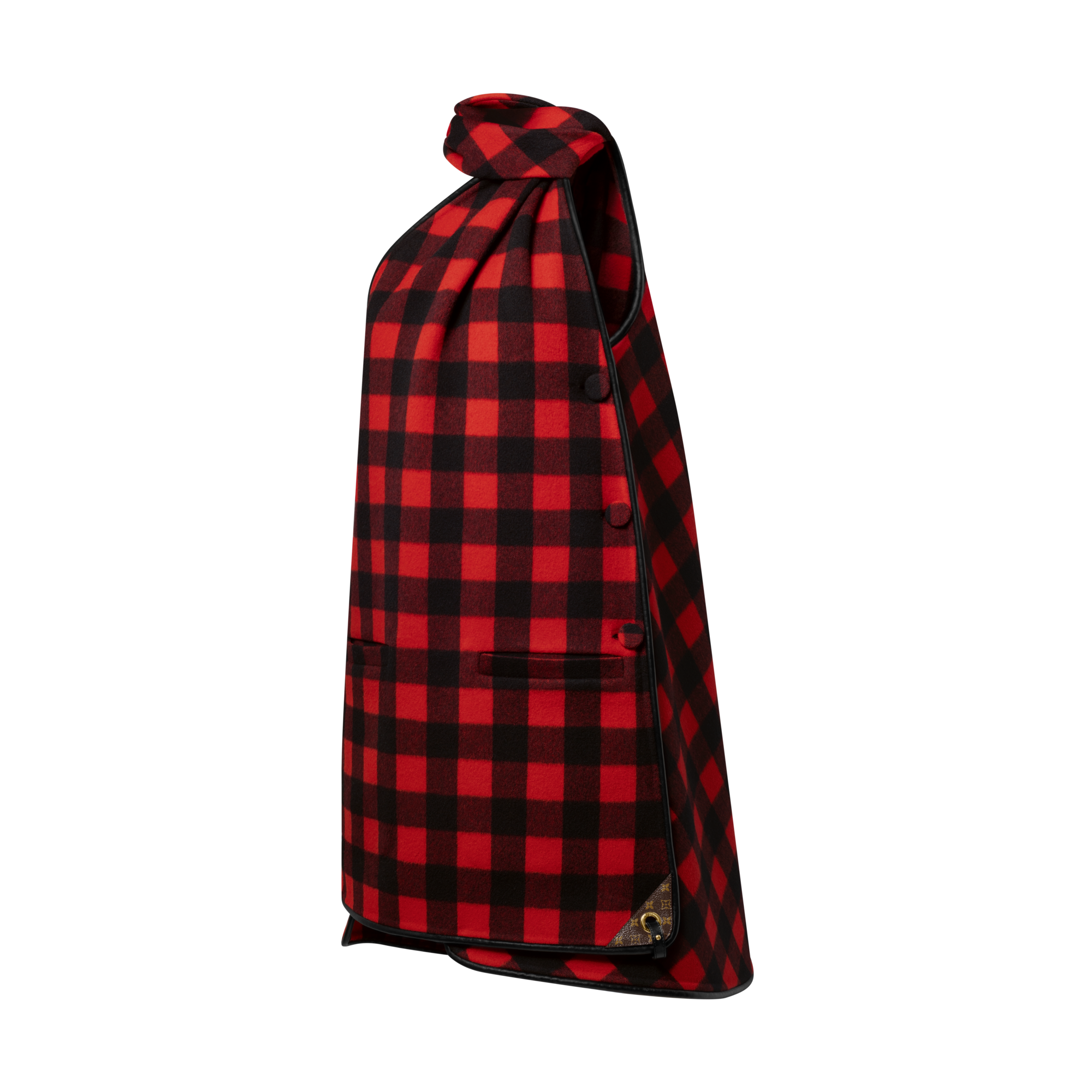 Buttons Scarf Dress  in Women