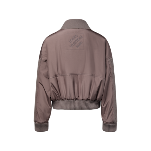 Cable Knit Insert Bomber Jacket in Women's Ready-to-Wear Coats and Jackets collections by Louis Vuitton (Product zoom)