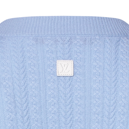 Cable Knit Wool-Cashmere Crewneck in Men's New In Men } collections by Louis Vuitton (Product zoom)