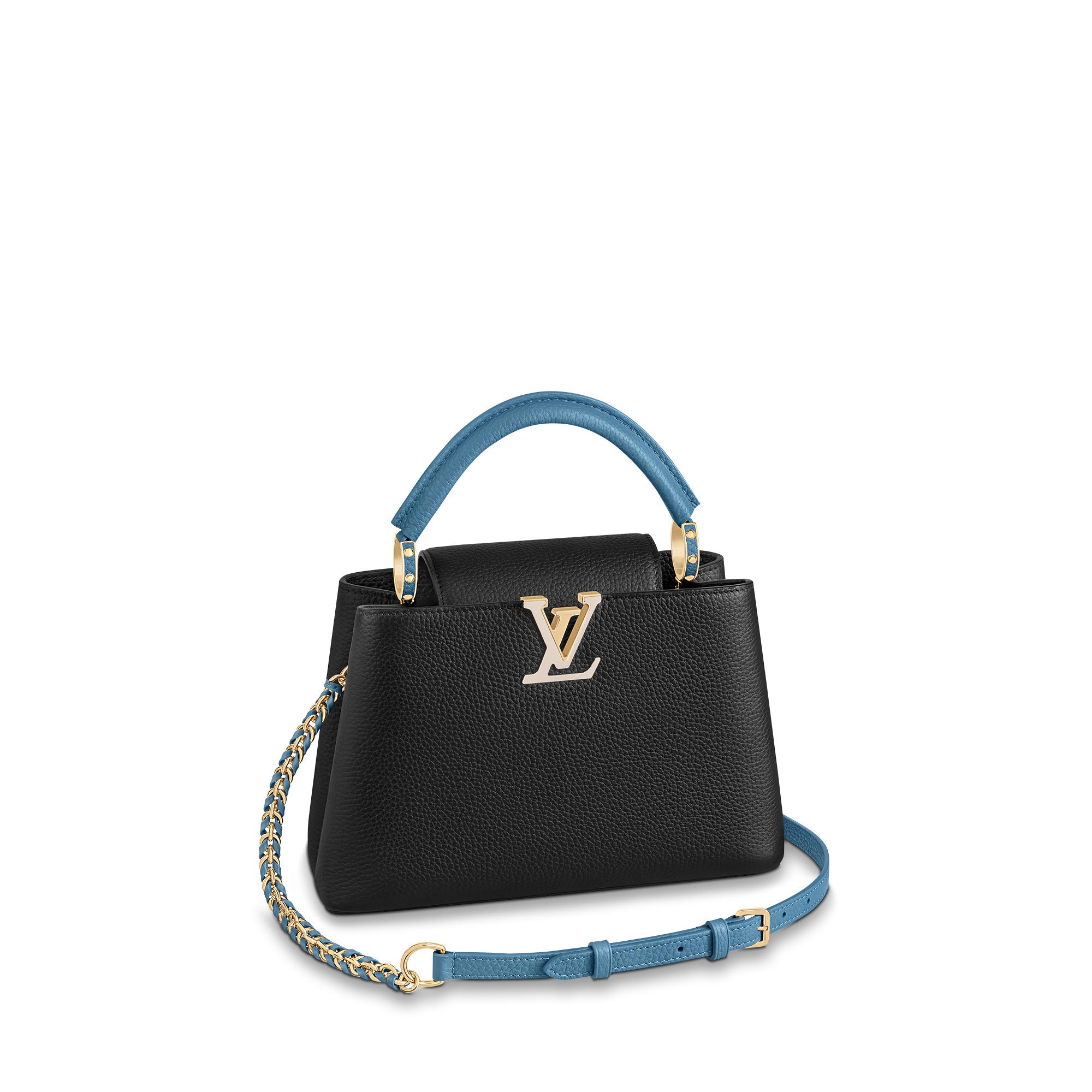 louis vuitton capucines bb black