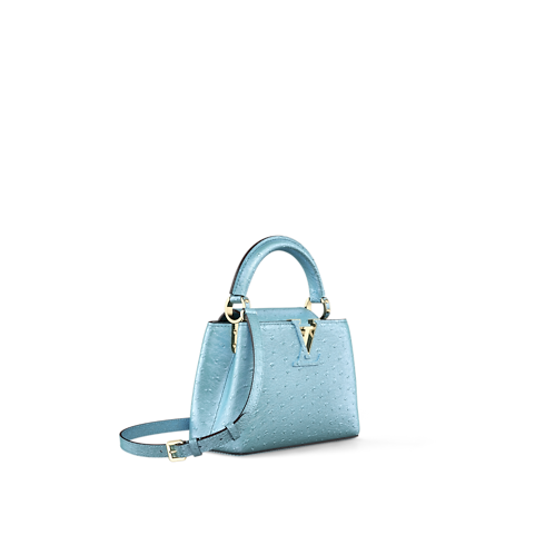 Capucines Mini Ostrich Leather in Women's Handbags Capucines collections by Louis Vuitton (Product zoom)