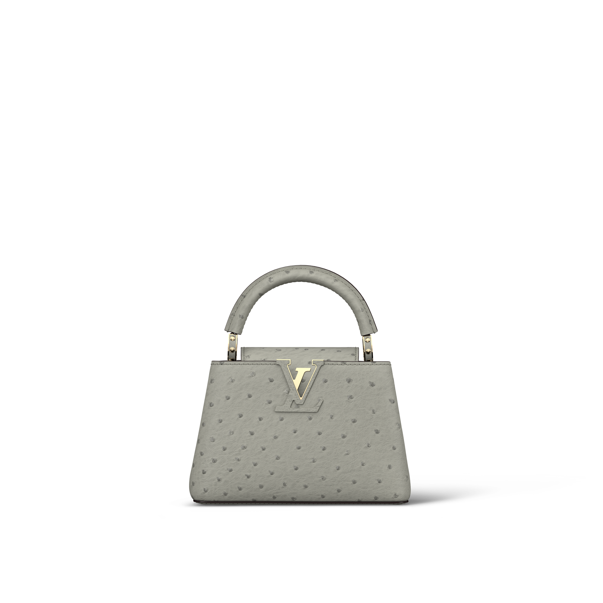 Capucines Mini Ostrich Leather in Women