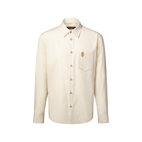 Cashmere Cotton Long-Sleeved Flannel Shirt in Men's Ready-to-Wear All Ready-to-Wear collections by Louis Vuitton (Product zoom)