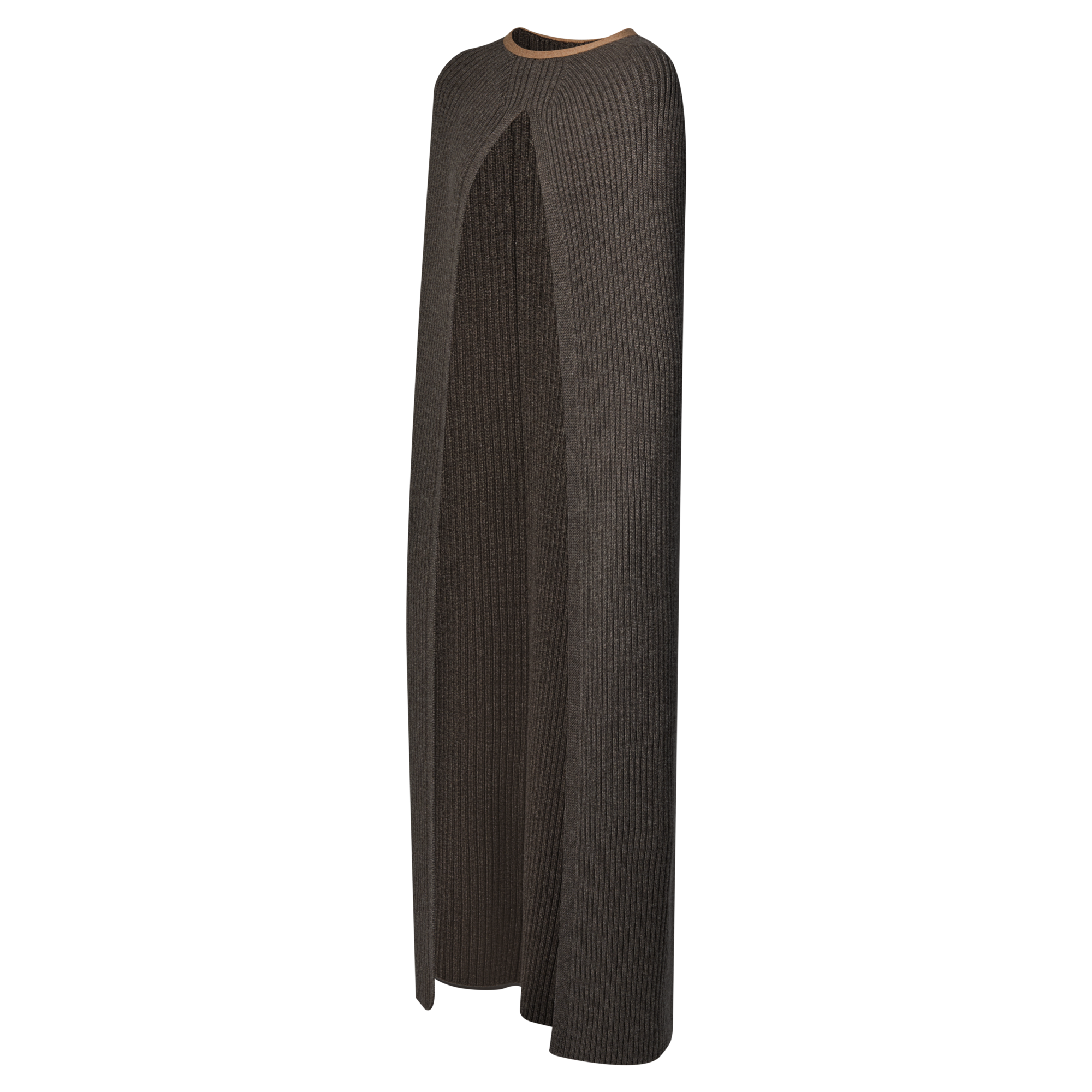 Cashmere Ribs Cape  in Women