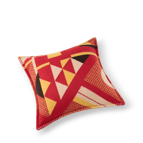 Charleston Cushion 50 x 50 in Trunks, Travel and Home's Home and Art of Dining Home Textile collections by Louis Vuitton (Product zoom)