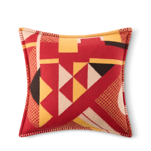 Charleston Cushion 50 x 50 in Trunks, Travel and Home's Home and Art of Dining Home Textile collections by Louis Vuitton (Product zoom)