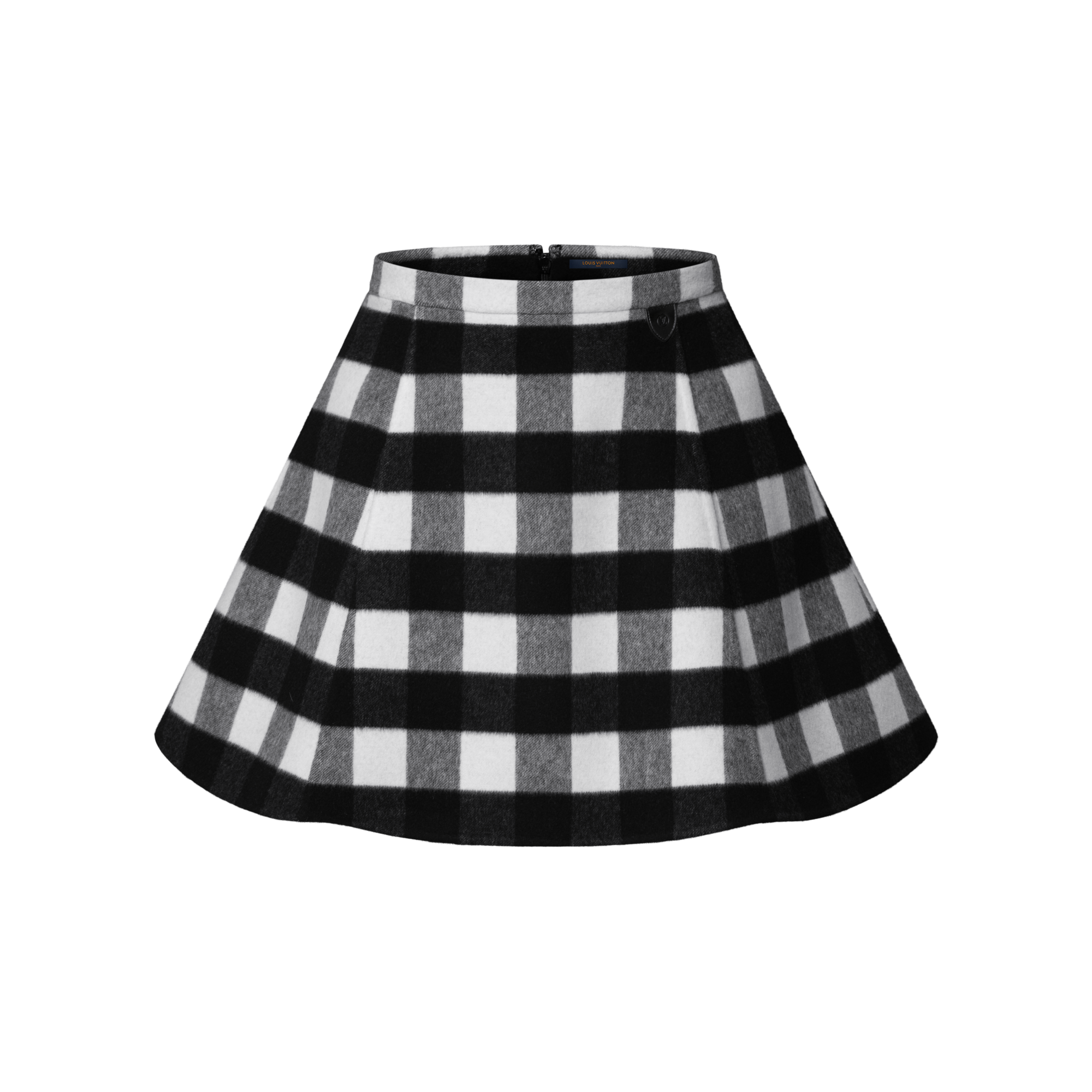 Check Flared Skirt  in Women