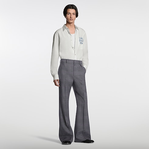 Check Tailored Flared Pants
in Men's Ready-to-Wear Pants collections by Louis Vuitton (Product zoom)