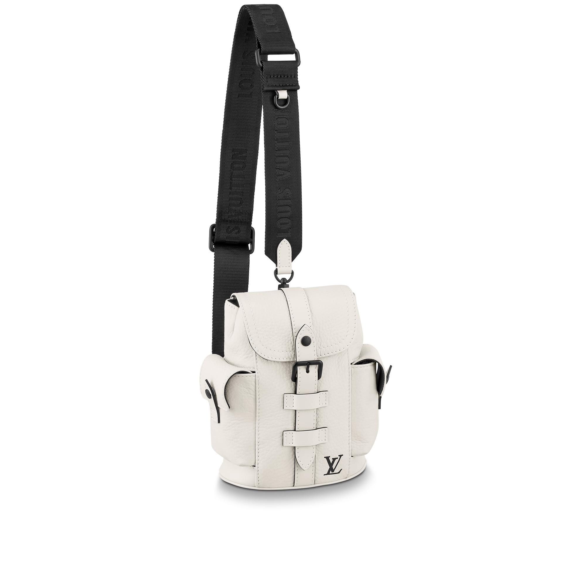 louis vuitton christopher backpack white