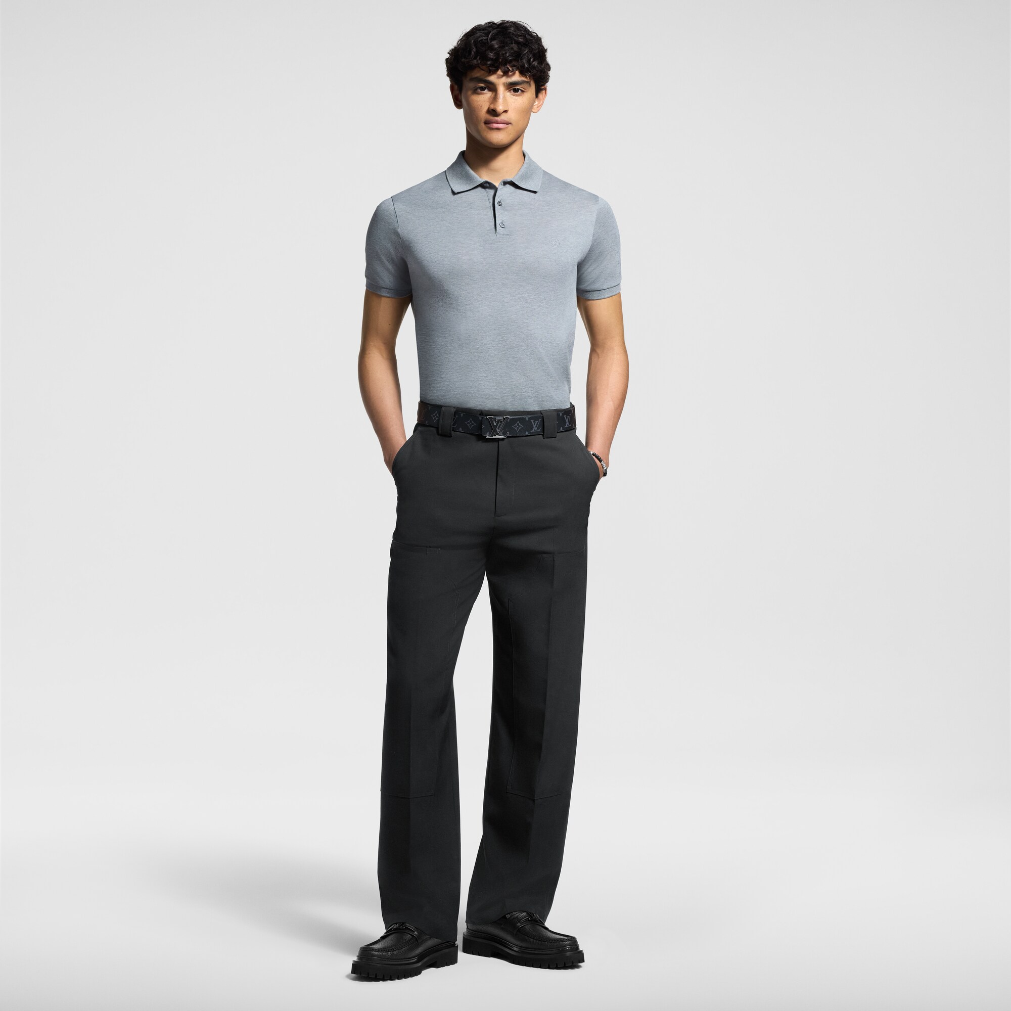CLASSIC S-S PIQUE POLO  in Men