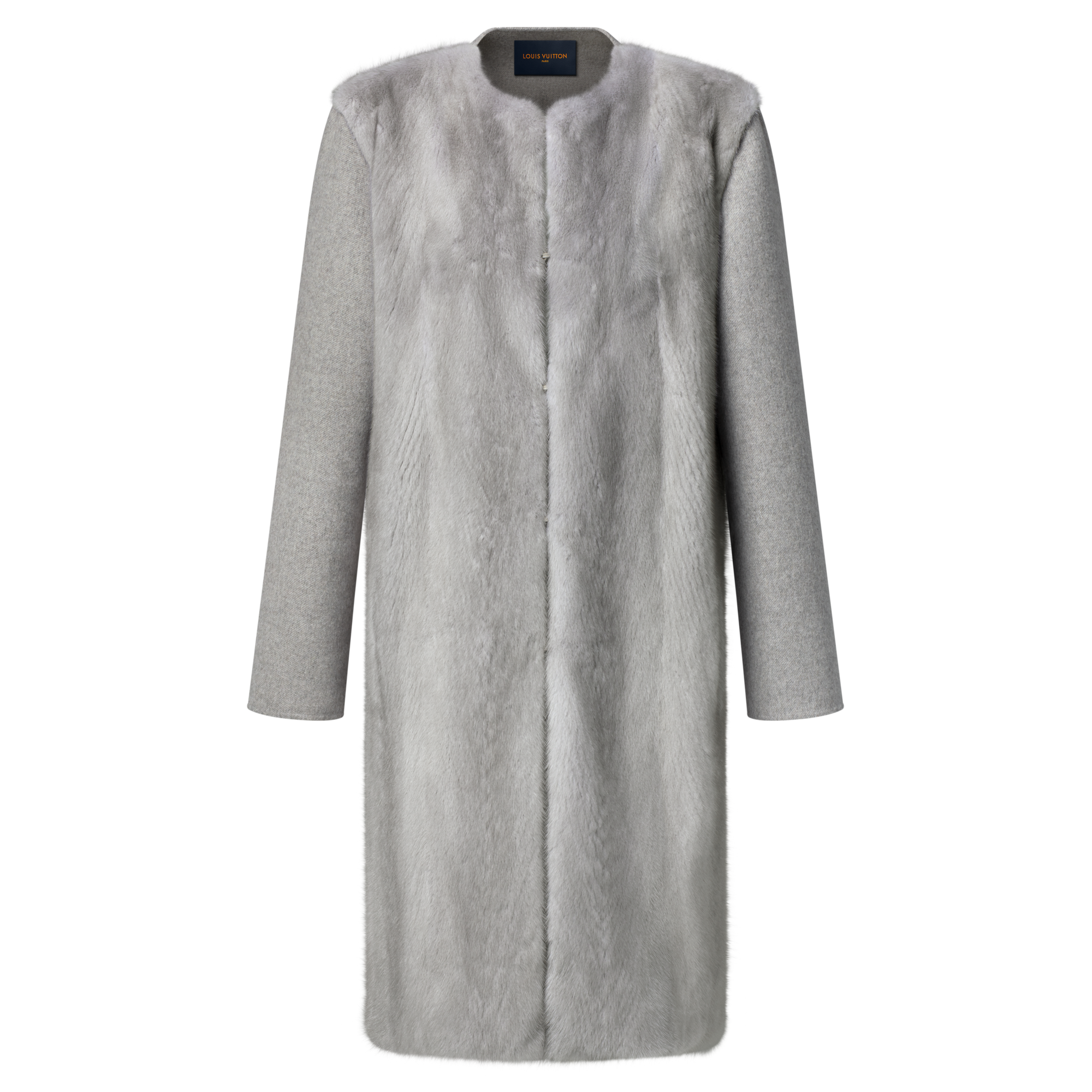 Coat Cachemire Mix Fur  in Women