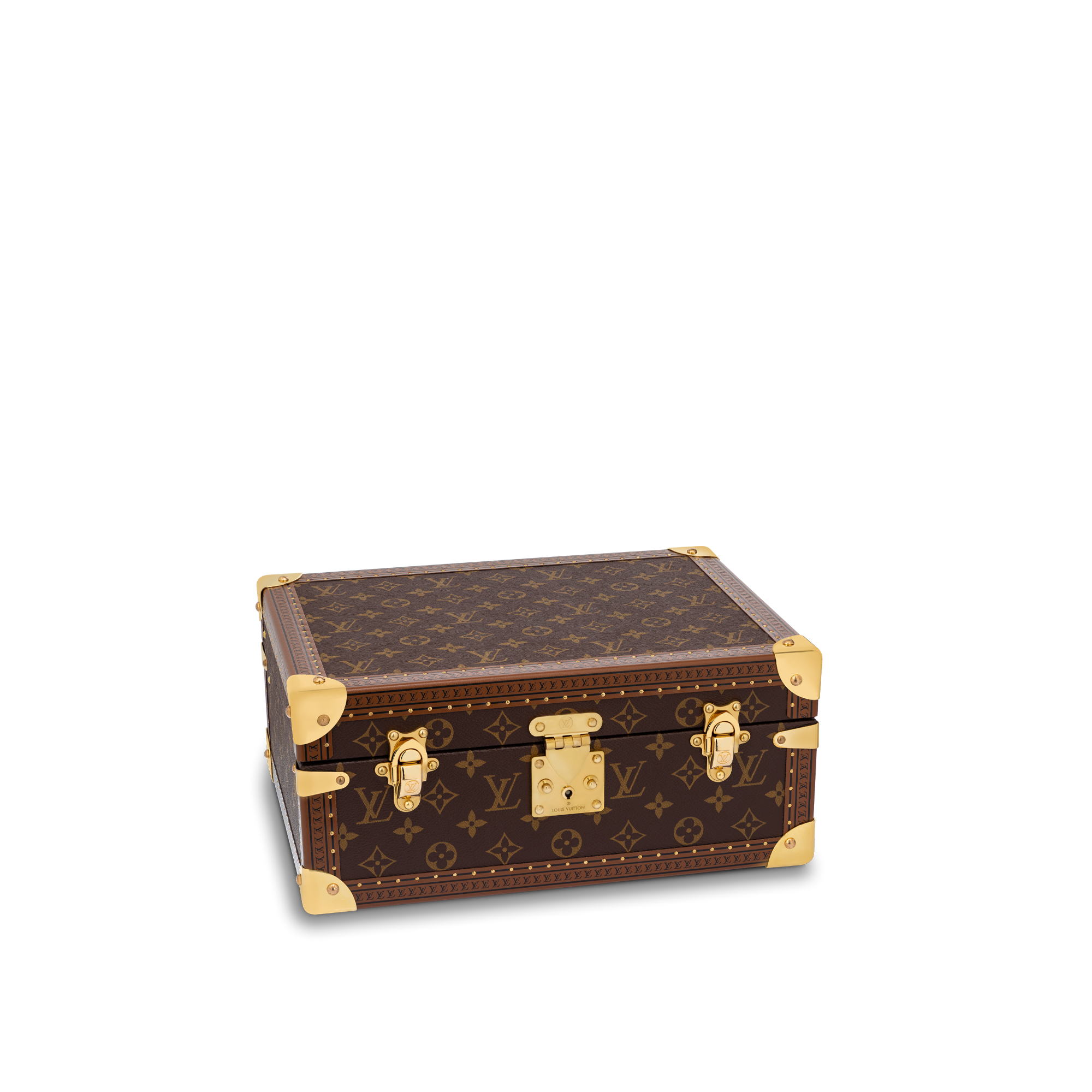 Coffret Cigares Monogram Canvas in Trunks, Travel and Home