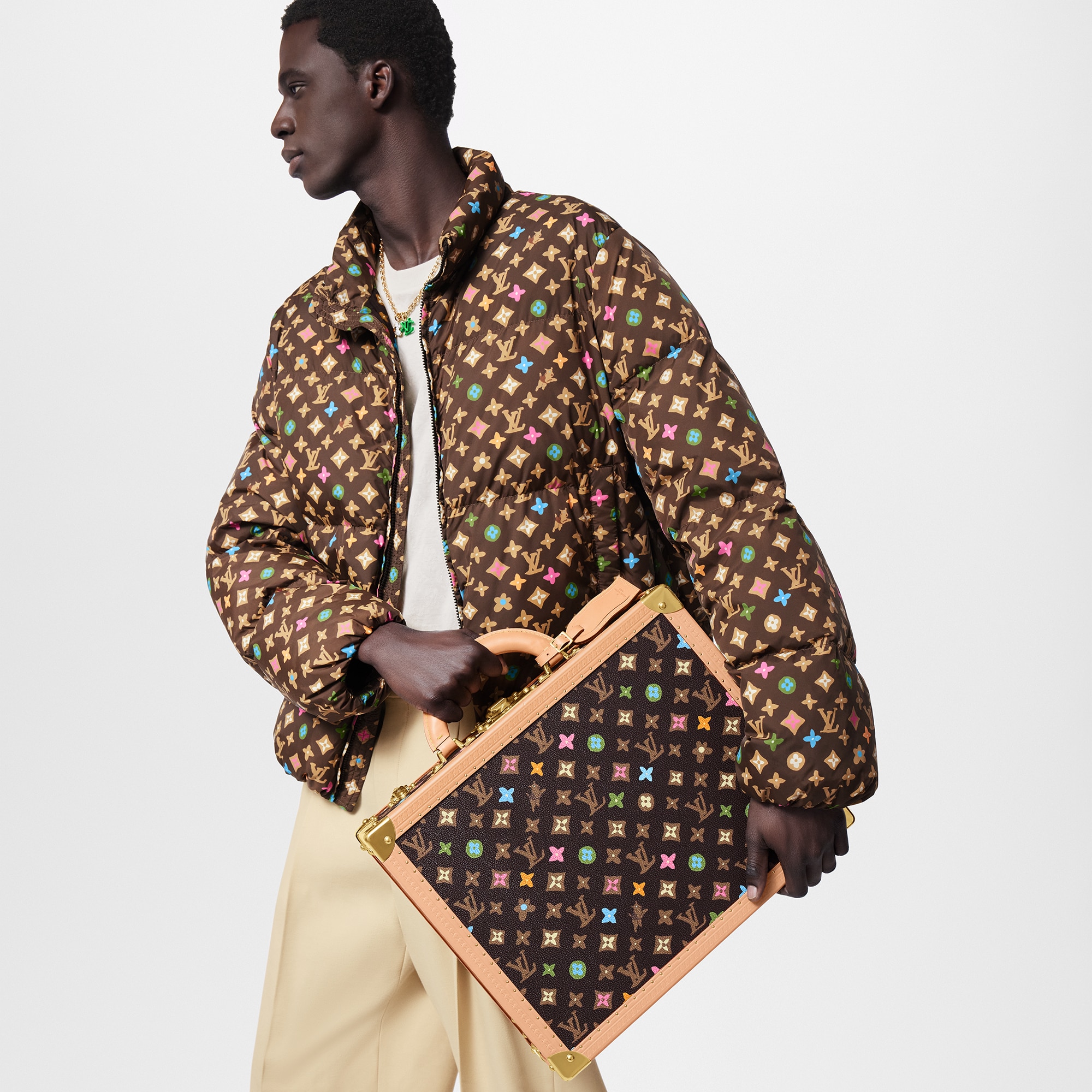 Cotteville 40 Monogram Other Canvas in Trunks, Travel and Home